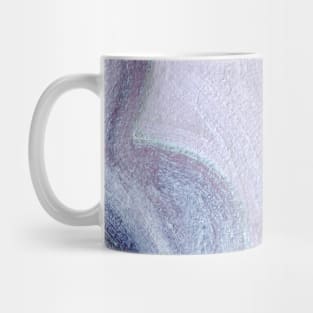 Blue Purple Violet Abstract Art Mug